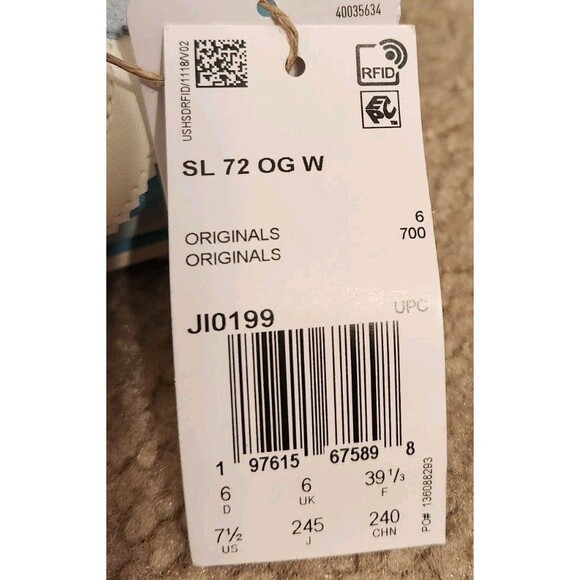 Size 7.5 - Adidas SL72 OG Easy Mint W - Picture 5 of 6